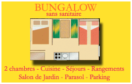 PLAN bungalow SANS SANITAIRE CAMPING LE TATIOU